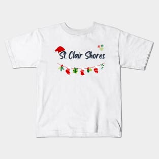 St. Clair Shores Christmas Holiday T-Shirt Kids T-Shirt